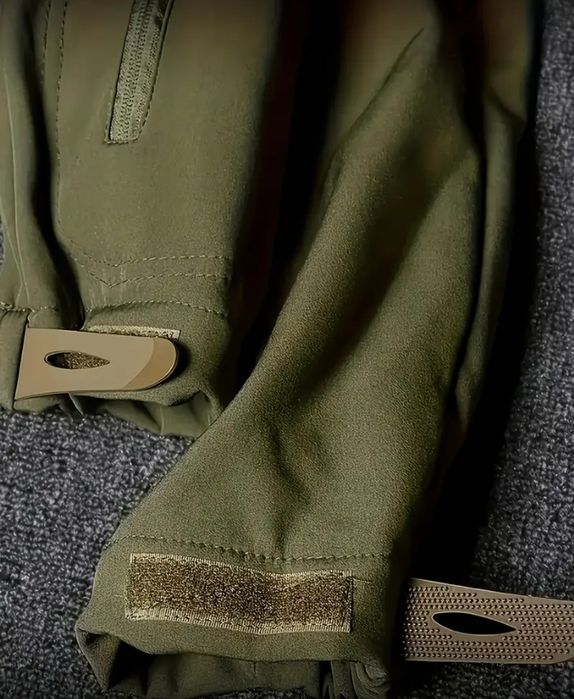 Куртка тактична однотон на флісі