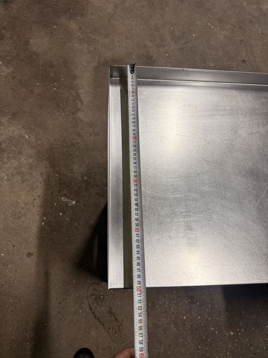 Bancada inox, gaveta café