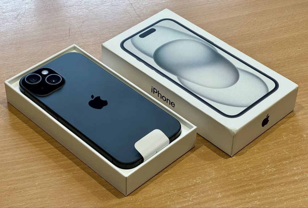 Nowy Iphone 15 - 128GB - Black - Gwarancja - Bateria 100