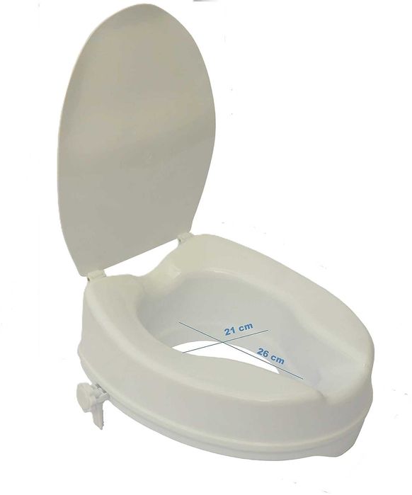 OrtoPrime Nakładka Na Toaletę 10 CM z POKRYWĄ max 100 kg