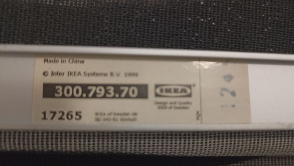 Calha e cortinado painéis japoneses - marca ikea