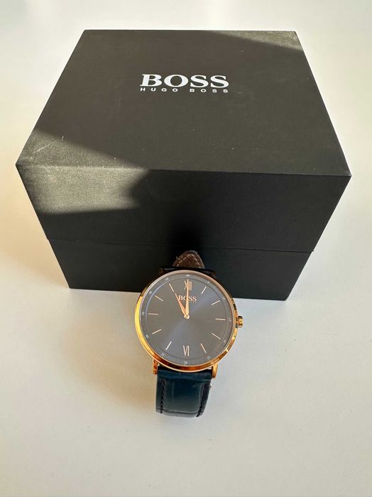 Niebieski zegarek Hugo Boss
