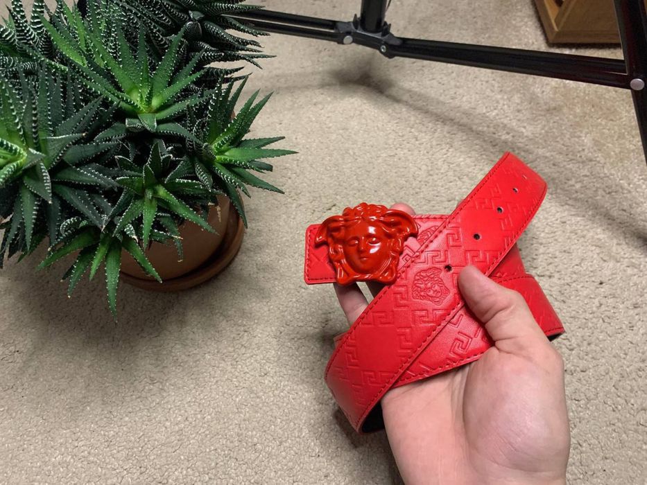 Шкіряний Ремінь versace