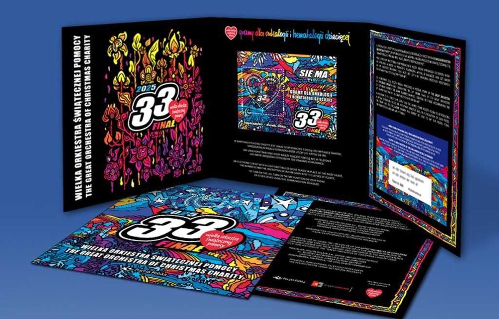 Kryptofolder Wielka Orkiestra Świątecznej Pomocy(Podłoże z polichlorku