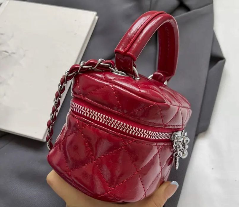 Сумка міні червона