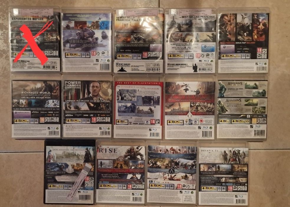Pack Call of Duty e Assassin's Creed PS3