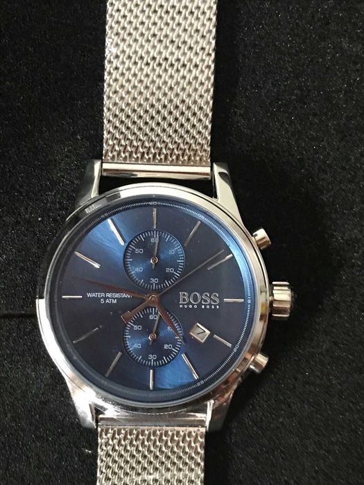 Relógio Hugo Boss Prateado & Azul