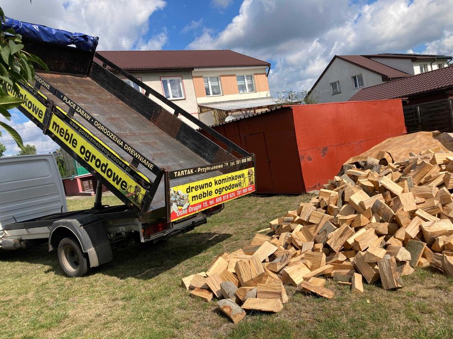 Drewno kominkowe DĄB/BRZOZA/SOSNA | Transport | Układane | 350 zł