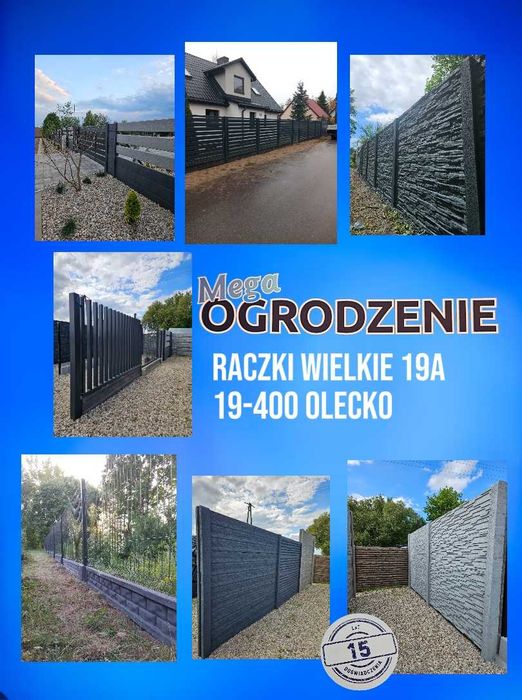 Mega Ogrodzenie Producent-Montaż -Ogrodzenia Betonowe I PANELOWE