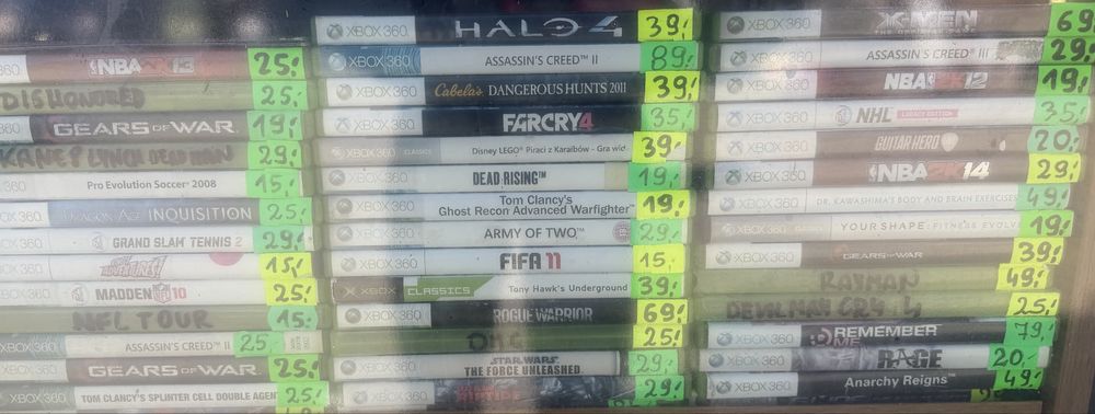 Gry konsola XBOX 360, rozne tytuły, Lego, Minecraft