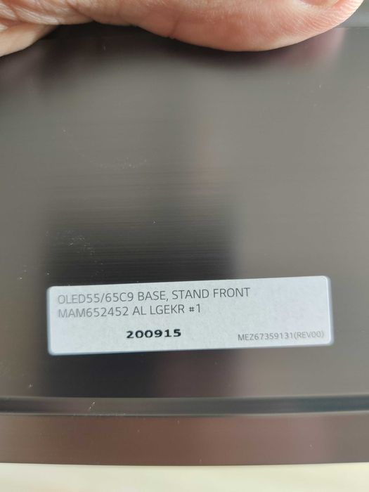 Pé base Original LG OLED 65 ou 55" - novo a estrear