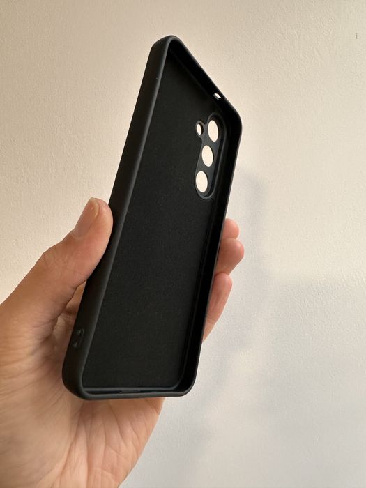 Etui plecki Silikon czarne do SAMSUNG GALAXY S25 FE