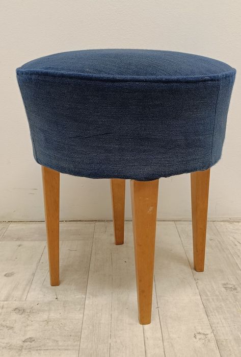 pufa mała do toaletki vintage lata 60-te design