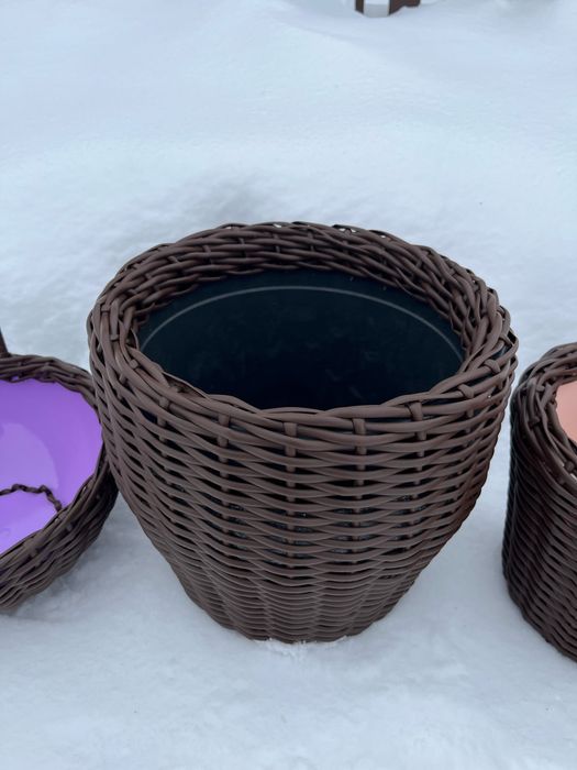 Кошики з ротанга