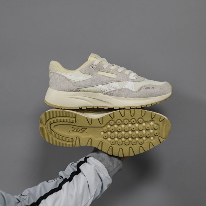 Кросівки Reebok Classic Leather Beige premium | Кроссовки чоловічі жіночі