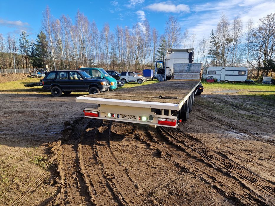 Naczepa Spier os podnoszona platforma zamiana