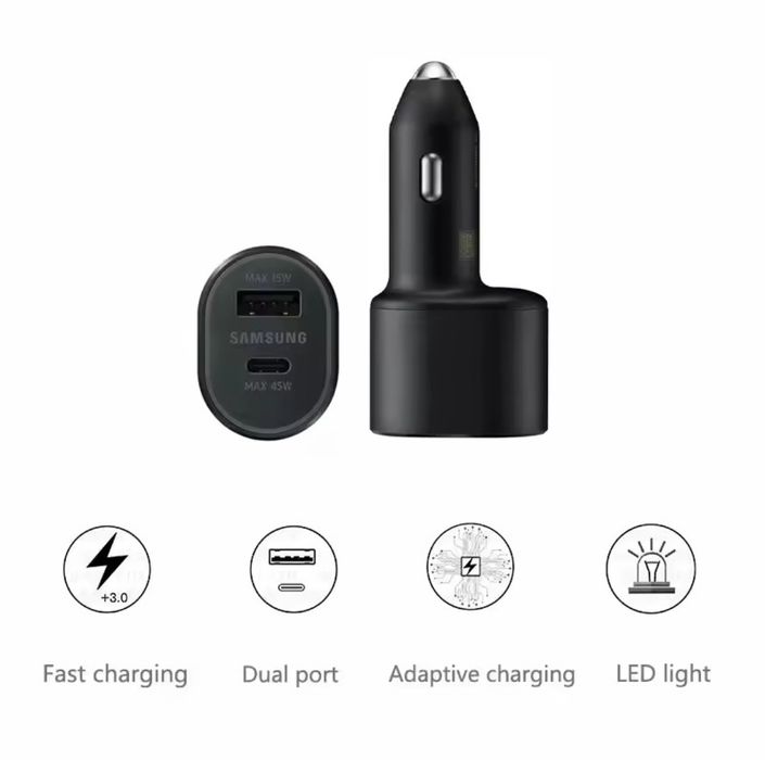 Carregador isqueiro Samsung SuperFast
