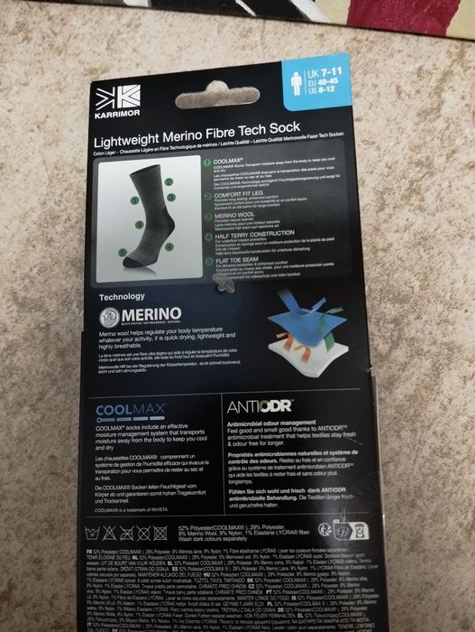 Трекінгові, тактичні теплі шкарпетки merino Karrimor розмір 40-45