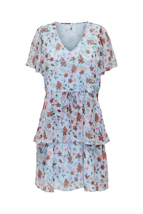 Vestido curto com folhos | JDY | XL | NOVO