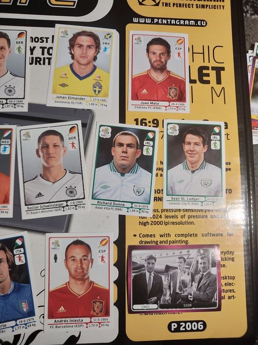 35x naklejki Panini UEFA EURO 2012  Lewandowski