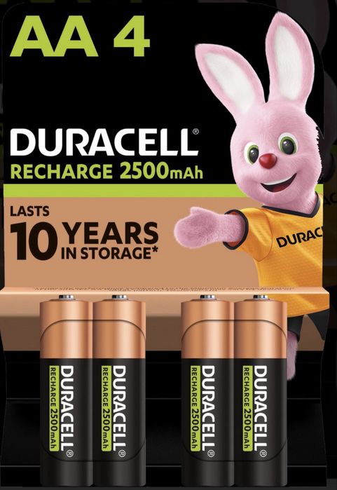 Аккумуляторы Duracell AA HR6 2500mAh