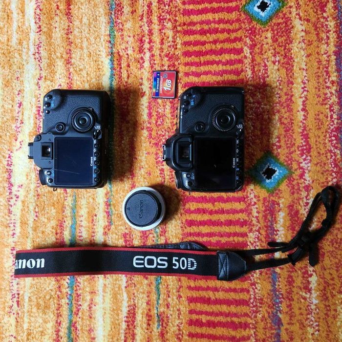 Фотоаппараты Canon EOS 50D (2 шт) и макрокольцо FD 25