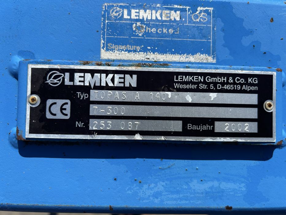 Głebosz Lemken Topas bezorkowiec