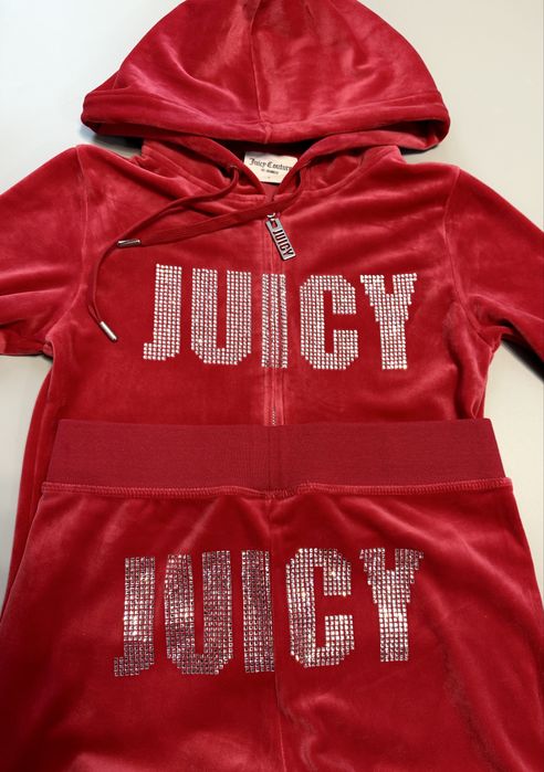 Велюровий костюм Juicy Couture новий оригінал червоний S, M кльош