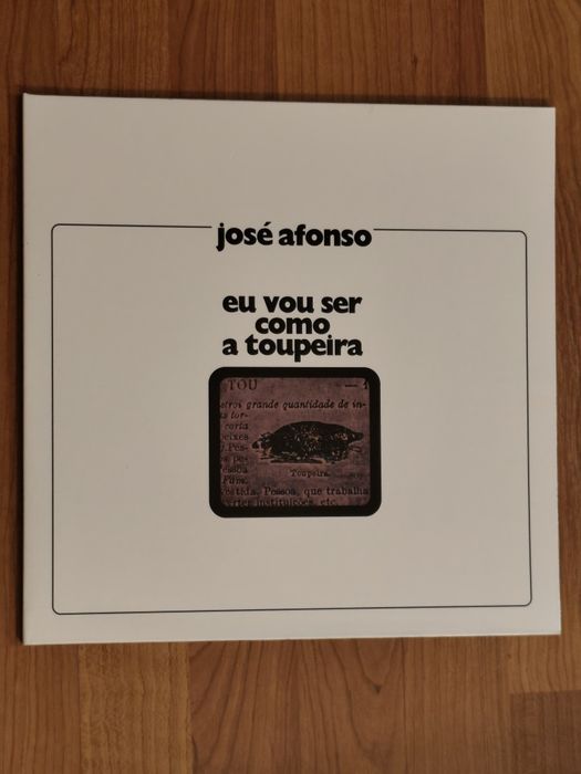 Vinil LP - José Afonso - eu vou ser como a toupeira