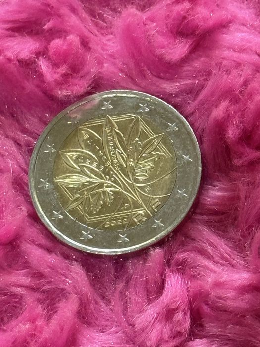 Moeda 2€ francesa circulda
