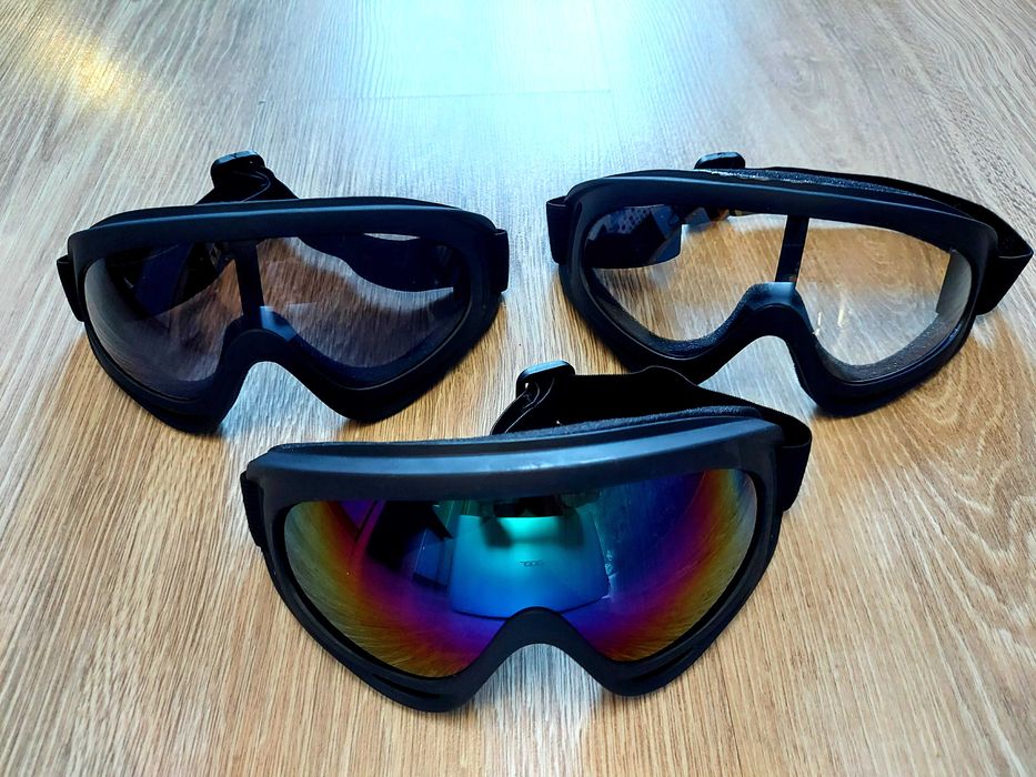 Захисні лижні окуляри, лыжные очки защитные, лижна маска, лыжная маска