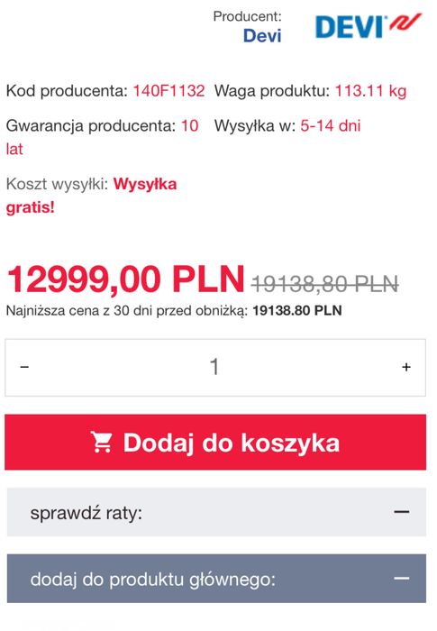 Płyty montażowe devi devicell ogrzewanie kable 100 sztuk!