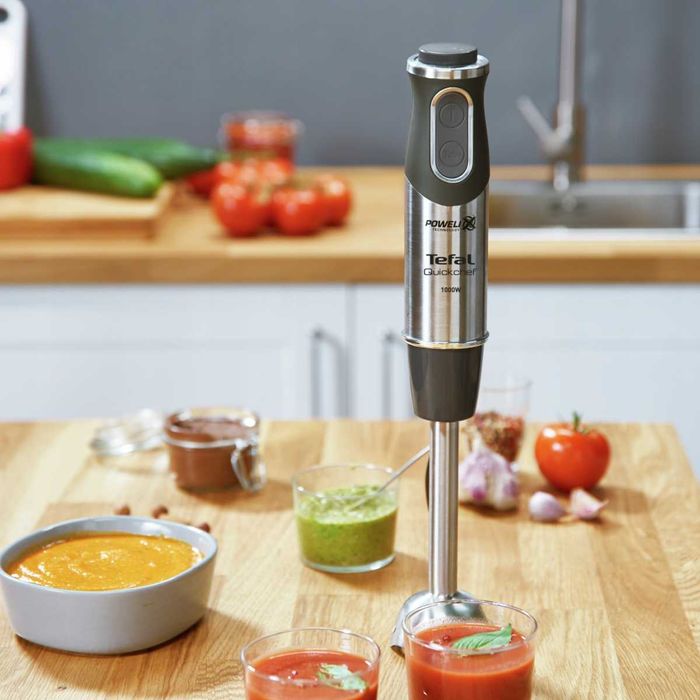 NOWY 2w1 Blender ręczny TEFAL Stalowe ostrza 1000 W