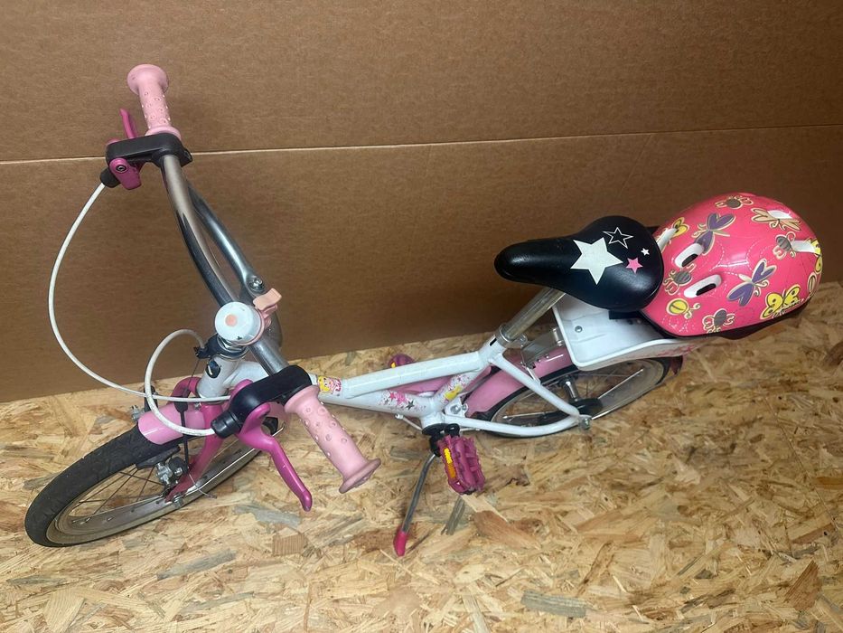 Rower dziecięcy Decathlon B-Twin Princess 16" + Gratisy