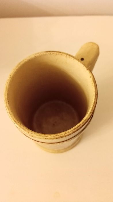 Stary kufel ceramiczny
