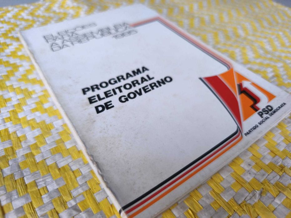 PSD -Eleições para a Assembleia da República - 1985 Programa Eleitoral do Governo