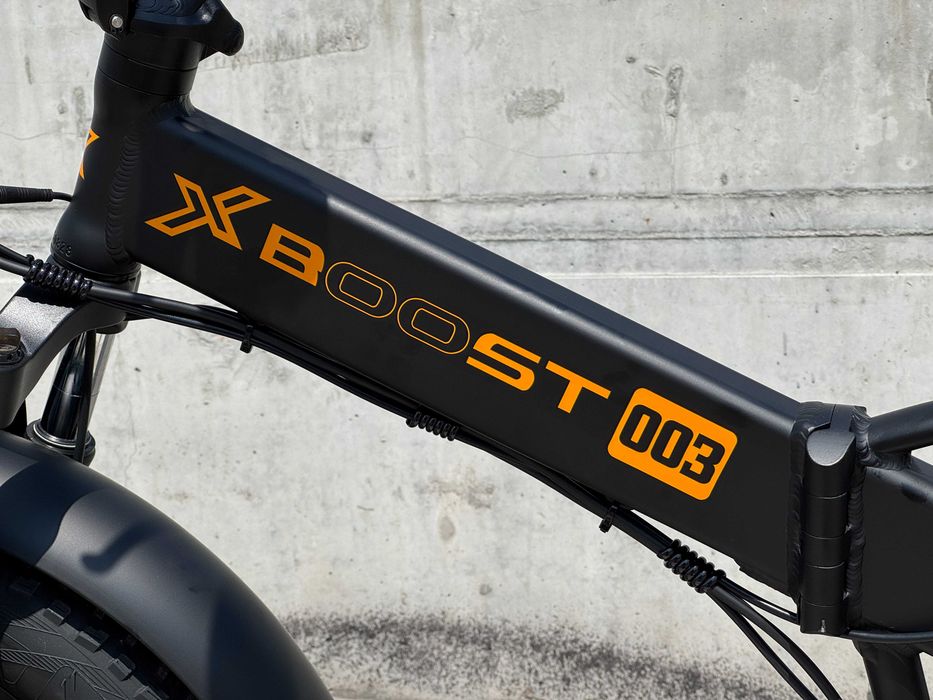 Електровелосипед X-BOOST KO3 (25 ампер | Повний привід 2*600 Ват), Фетбайк на широких колесах+PAS асистент