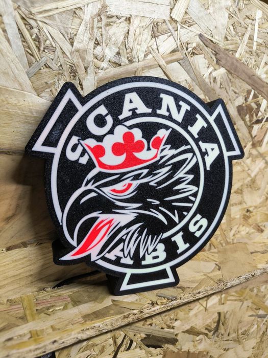 Logo Scania Vabis led rgb