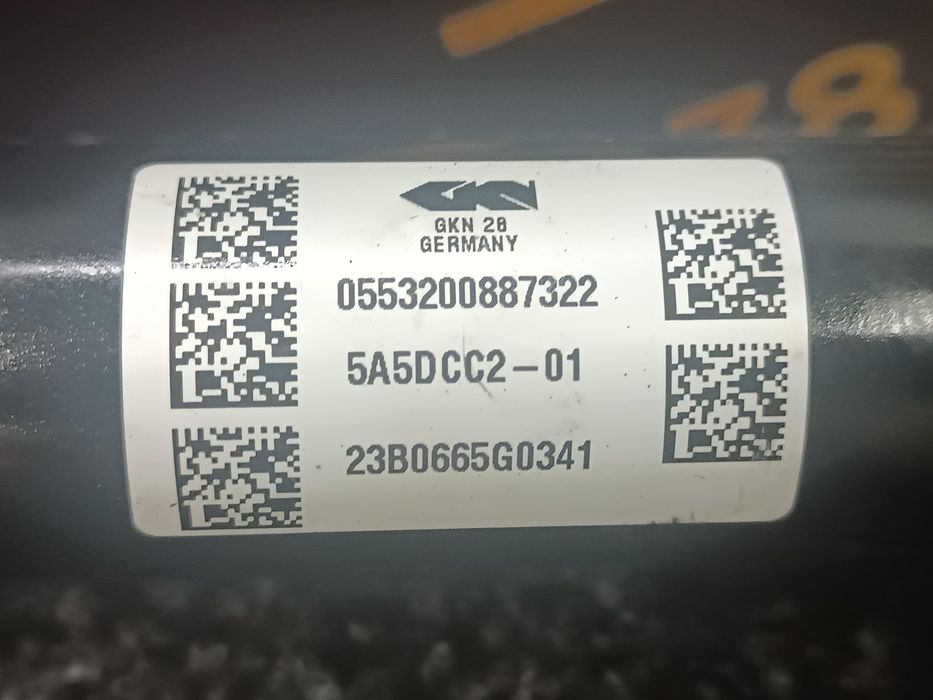 Піввісь задня ліва привідний вал шрус BMW XМ G09 33205A5DCC2 полуось бмв хм г09 розборка шрот запчасти
