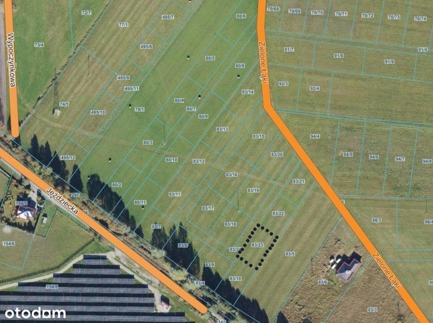 Urokliwa działka w Olimpinie - wydane WZ / 802 mkw / cisza / przyroda