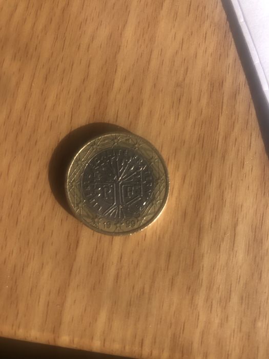 Moeda rara 1€ franca