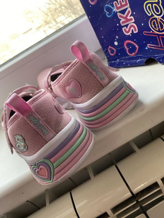 Скечерсы мокасины для девочки