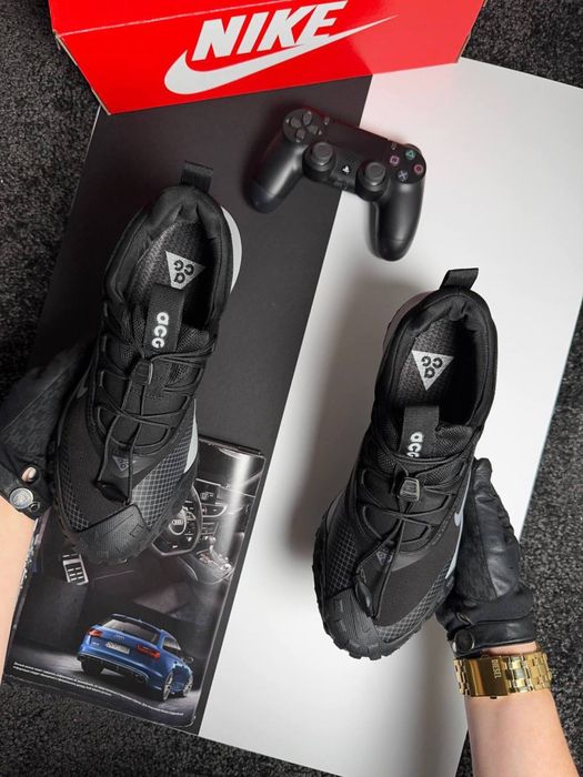 Чоловічі кросівки найк маунтін флай Nike ACG Mountain Fly Low GTX Black Grey [41-46]