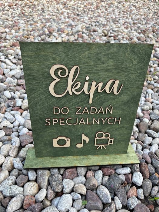 Tablica powitalna wiejski słodki stół pudełko na obrączki na koperty