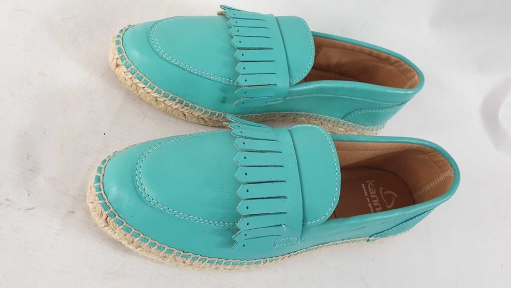 kanna   skórzane espadryle balerinki    roz.42