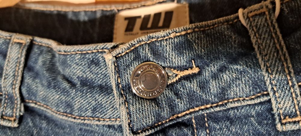 Spodnie Jeansowe damskie szerokie Tally Weijl Wysoki Stan Szerokie Nog