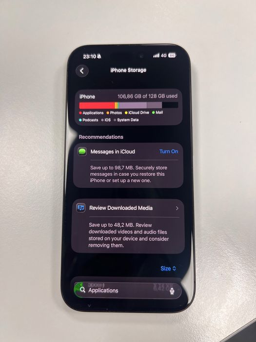 iPhone 15 Pro 128GB - Titânio Preto - Desbloqueado