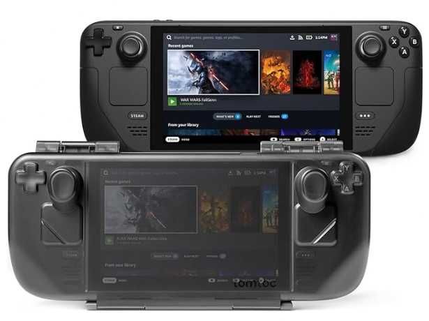 Caixa estilo armadura para a Steam Deck - Transporte rígido - NOVA