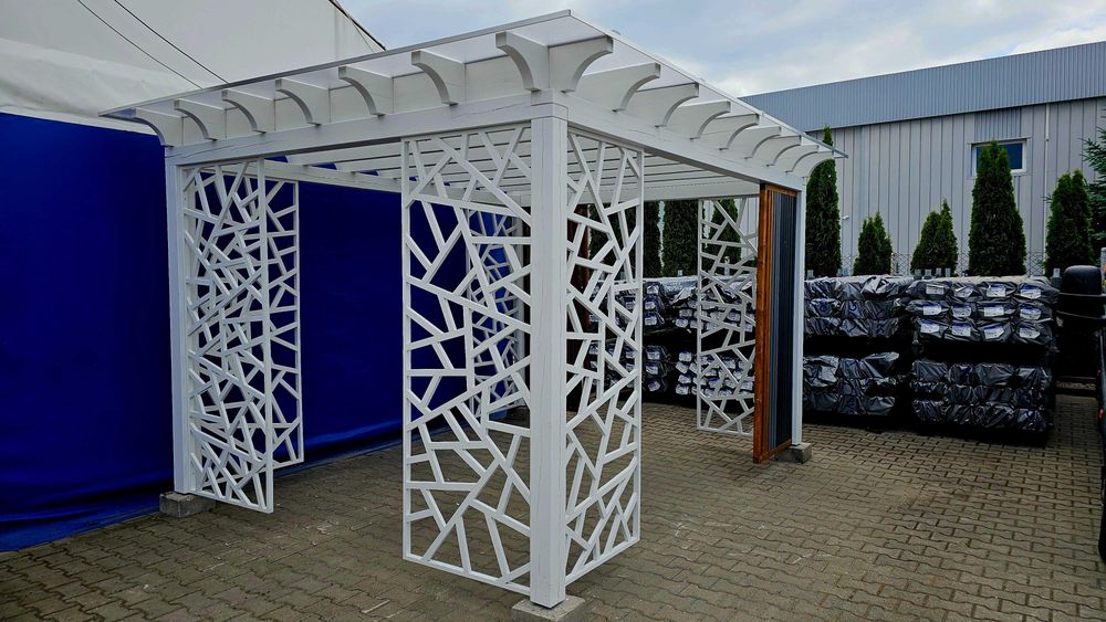 Altana ogrodowa 350x420 cm – WYPRZEDAŻ! Solidna konstrukcja Białystok