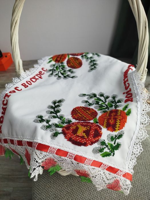 Рушничок на кошик великодній